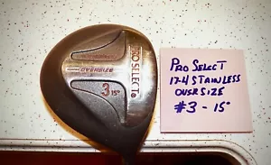 Pro Select Oversize 15* 3 Wood Regular Flex Steel Shaft, Velvet Feel Grip!👍 #45 - Picture 1 of 8