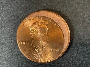 Centavo Lincoln 2000 - como nuevo error fuera del centro golpeado- - Imagen 1 de 3
