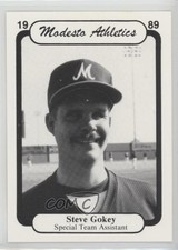 1989 Frank Chong Modesto A's Steve Gokey #6