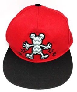 Disney Parks Mickey Mouse Magic Mütze/Mütze rot & schwarz Snapback Erwachsene selten - Bild 1 von 8