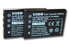 2x Batteria per SVP HDDV-3000 HDDV-3000B T-1000 T-500 HDDV-2600Blk T-800 1000mAh