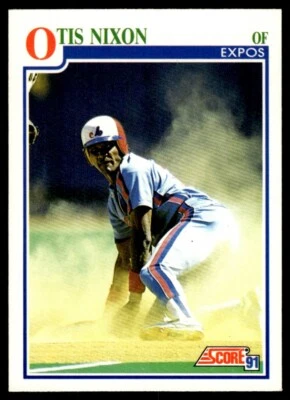 1991 Score #431 Otis Nixon Montreal Expos - Image 1 of 2