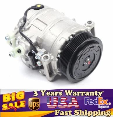 For 2001-2012 Mercedes-Benz C230 E350 CLK350 SLK350 ML350 A/C AC Compressor - Image 1 of 4