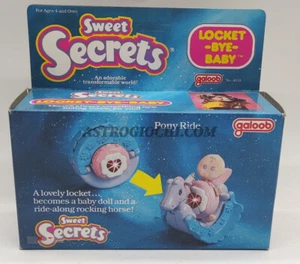 Sweet Secrets Vintage 1980s Galoob set 4631 Baby Doll Pony Ride New in Box - Picture 1 of 6