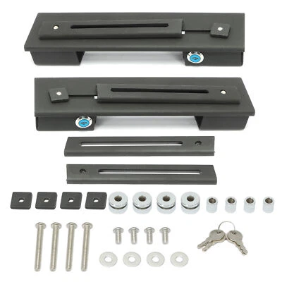 Universal Hard Saddle bags MOTORCYCLE detachable quick release mounting brackets - Image 1 of 4