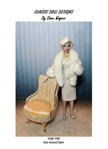 Conjunto de abrigo inspirado en película 108 estilo patrón de costura Gene Tyler  - Imagen 1 de 6