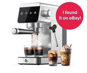 AMZCHEF Espressomaschine mit LED Touchscreen Modell: AZ-EM1501 - Bild 1 von 3