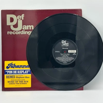 Rihanna – Pon De Replay Remix 12" Single (VG+, US 2005) - Image 1 of 2