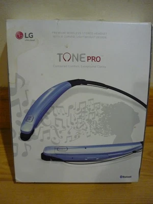 NEW LG TONE PRO HBS-770 BLUTOOTH WIRELESS NECK LIGHT BLUE HEADPHONES - Image 1 of 4