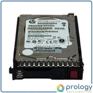 HP SAS 653950 146GB 15K 2.5" HDD G8 G9 6GB w/ CADDY TaxInv 6MthWart - Picture 1 of 5