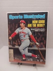 Johnny Bench REDS Sports Illustrated Nov 1 1976 Vintage World Series Magazine - Picture 1 of 5