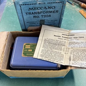 Hornby, Meccano T20A, 20 volt transformer / controller Excellent boxed - Picture 1 of 20