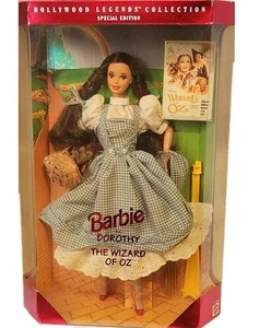 Muñeca Barbie Dorothy del Mago de Oz Leyendas de Hollywood 1995 Sin usar, en caja original - Imagen 1 de 6