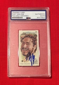 Post Malone Signed Autographed 2019 Allen & Ginter Trading Card PSA - Picture 1 of 3