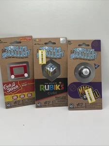 Super Impulse World's Smallest Etch A Sketch 1.75" X 1.5. Magic 8 Ball, Rubiks - Picture 1 of 6