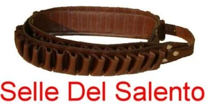 Cartuccera doppia caccia in pelle calibro 12 cartucciera - Foto 1 di 1