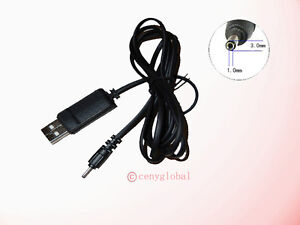 USB PC to DC Plug 3mm x 1mm 3.0x1.0 Power Cable Lead for 5V Android Tablet Tabs