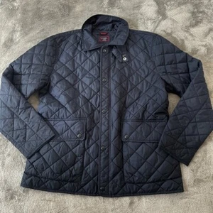 Untuckit Wynwood Jacke Herren XL dunkelblau gesteppt durchgehender Reißverschluss - Bild 1 von 7