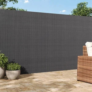 Privacy Screen Fence Bamboo Slat Balcony Railing Wind Screen Outdoor Fencing Net - Picture 1 of 136