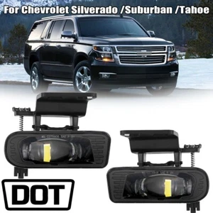 DOT LED Fog Light Driving Lamp For Chevy Silverado 1500HD 2500HD /Suburban Tahoe - Picture 1 of 12
