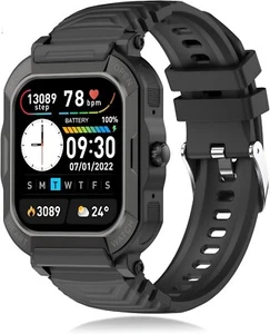 ⌚ Goodatech Military Smart Watch for Men Phone Call (Dial/Receive) Smartwatch - Picture 1 of 8