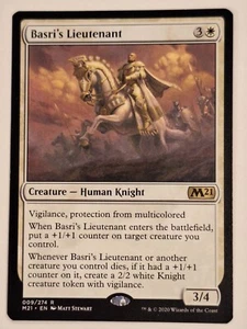 Basri's Lieutenant - Magic 2021 Core Set M21 -Magic the Gathering MTG Nice! - Picture 1 of 3