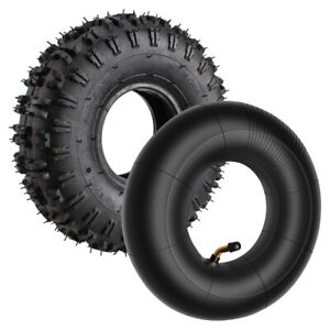 2X(4.10-4 410-4 4.10/3.50-4 Inner Tube + Tire for Garden Rototiller Snow7354