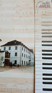 HOTEL GUSTAV MAHLER Jihlava, Czech Republic EURO City-Hotel Gde-Map Ephemera - Picture 1 of 4