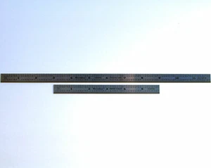 3R Flexible Machinist Rule Set- 6 and 12 in-1/10, 1/50, 1/32, 1/64 Made in US - Picture 1 of 7