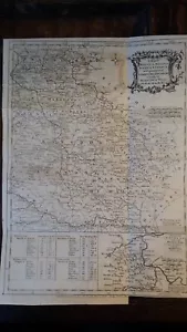 1756 ANTIQUE COPPER PLATE MAP BOHEMIA MORAVIA SILESIA - BATTLE OF LOBOSITZ - Picture 1 of 11