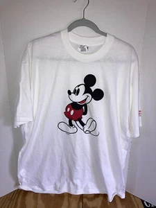 Camisa Blanca Mickey Mouse Talla XL Disney - Nueva sin Etiquetas - Imagen 1 de 6