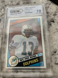 Dan Marino Rookie Card 1984 Topps ROOKIE RC #123 10 GEM MINT - Bild 1 von 5