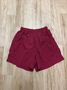 VTG Nike Shorts Women’s L 10-12 Fuchsia Track Running Windbreaker 5" Inseam - Picture 1 of 7