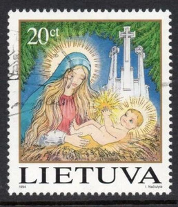 LITAUEN GEBRAUCHT 1994 Weihnachten - Bild 1 von 1