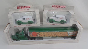 Lot 3 Krispy Kreme Doughnuts 1939 Delivery Truck & Kenworth Tractor Trailer - Picture 1 of 4