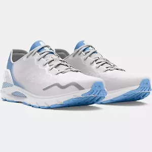 Under Armour HOVR Sonic 6 UA Grey Blue White Women Running Shoes 3026128-107 - Imagen 1 de 8