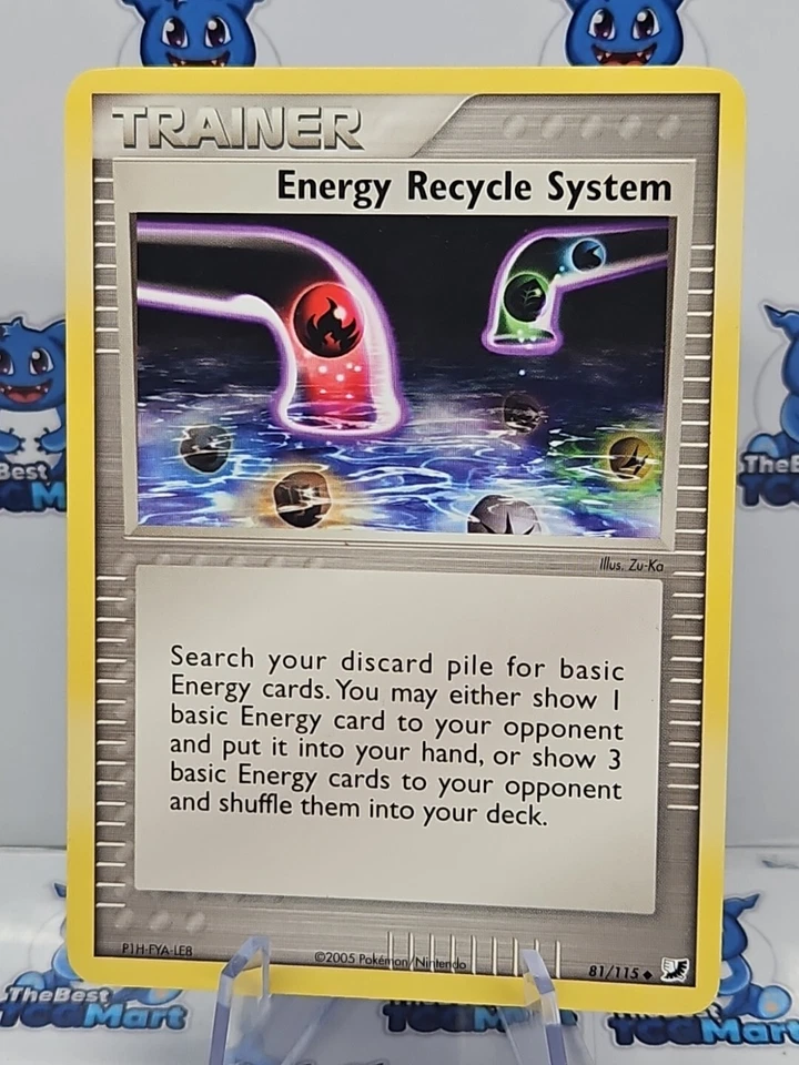 Energy Recycle System - 81/115 - Pokemon EX Unseen Forces LP  - Image 1 of 2
