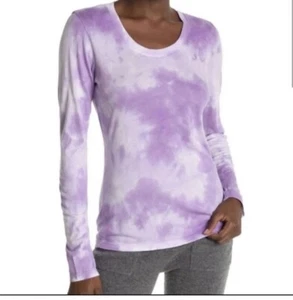 Neu mit Etikett Sundry Batik lila Langarmshirt sehr leicht lila 1 Reg $ 84 - Bild 1 von 2