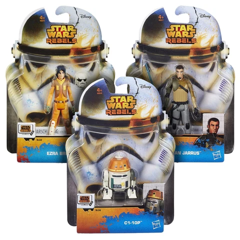 Star Wars Rebels CHOPPER C1-10P, EZRA BRIDGER, & KANAN JARRUS 3.75"-inch Figures Cover