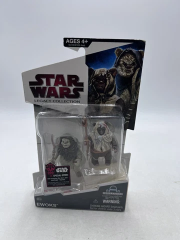 Star Wars The Legacy Collection Ewoks Nho’ Apakk & Paploo Figure #BD18 2009 New Cover