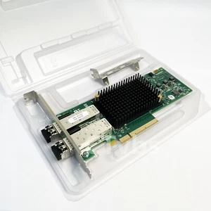 EMULEX LPe32002 Gen6 32G FC Dual-Port FC HBA LPe32002-AP with 2xTransceivers - Picture 1 of 4