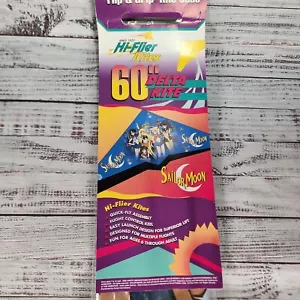 Hi-Flier Kites 60” Delta Kite 1995 Sailor Moon Flip & Grip Kite Case NEW Sealed - Picture 1 of 3