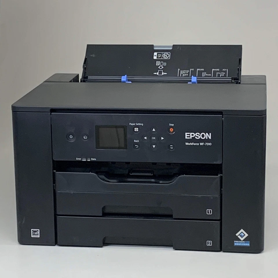 EPSON Wireless Wide-Format Printer 20.3"x34.9"x17.6" Black WF-7310 (New Other-Sl - Image 1 of 4
