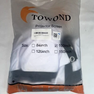Beamerleinwand Towond 100 Zoll Tragbare Beamerleinwand Indoor Outdoor Hängen - Bild 1 von 5