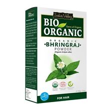 INDUS VALLEY Organic Bhringraj Powder Of 100 Gm Eclipta Alba for Hair Uses