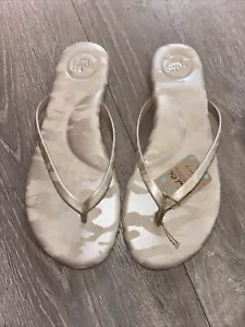 Chanclas Soldiers Sea Punta Abierta Tanga Indie Metálico Tostado Camufladas Talla 6 - Imagen 1 de 5