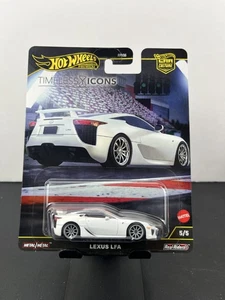 Hot Wheels 2025 Premium Car Culture Timeless Icons Lexus LFA blanco 5/5 - Imagen 1 de 4
