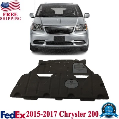Protector contra salpicaduras de motor para Chrysler 200 2015-2017 inferior 2,4 L CH1228157 68102931AB Foto 1 de 4