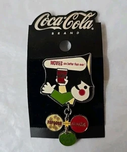 Vintage 2006 Coca-Cola Hat Pin Movies Are Better Than Ever! - Picture 1 of 6