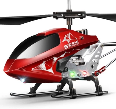 SYMA S107H-E RC Helicopter for Kids 8-12 and Beginners, Remote Control Red  - Image 1 of 4